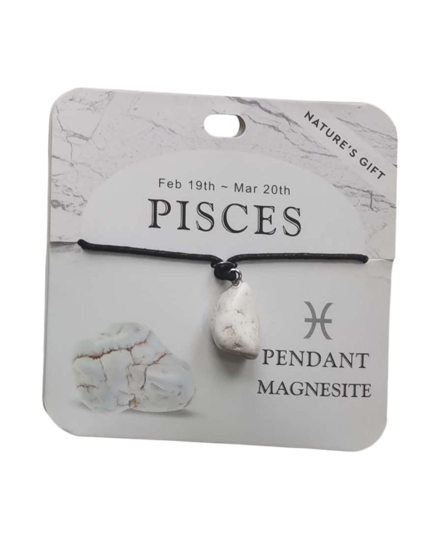 Magnesite- Pisces Pendant