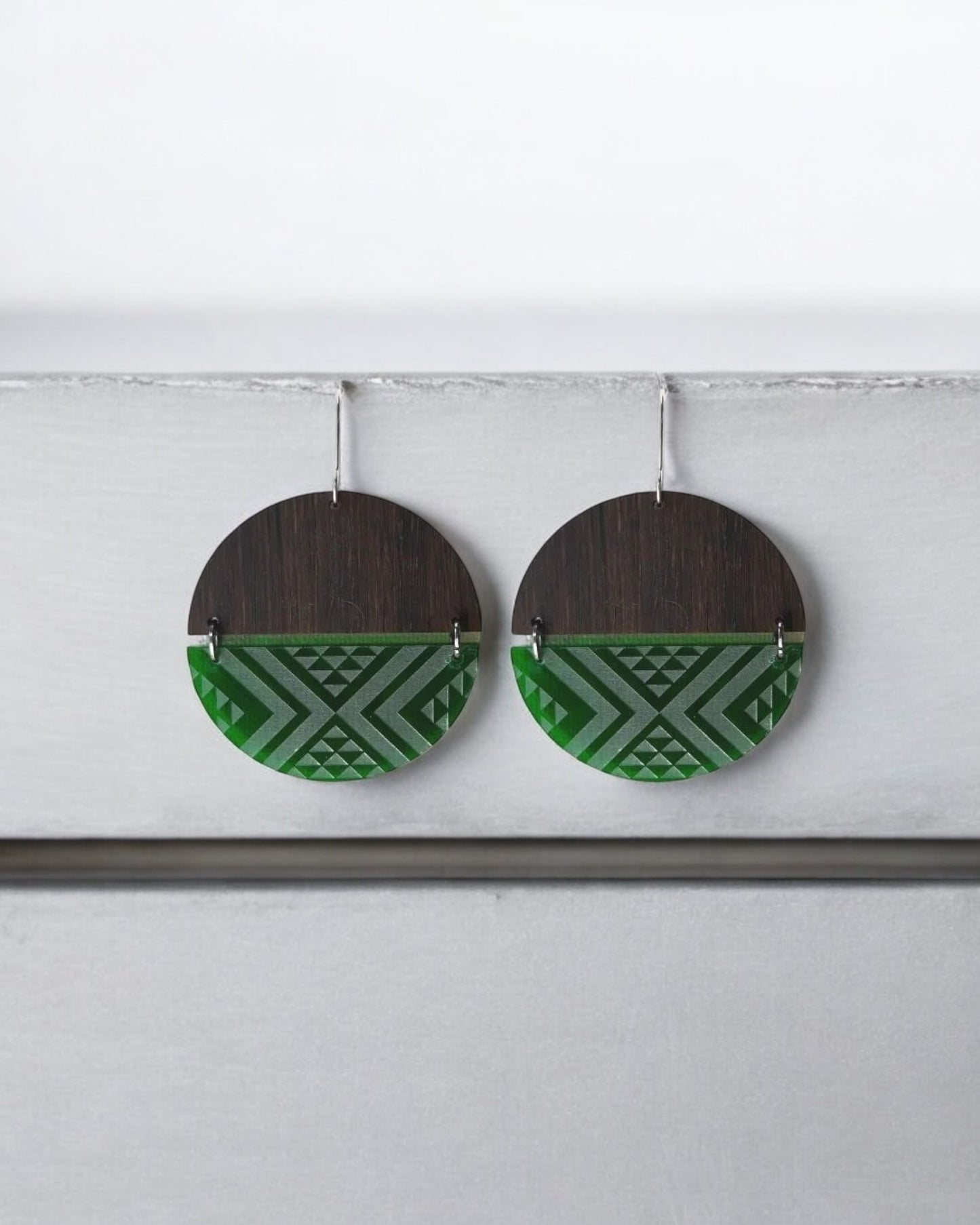 Tikitibu Earrings - Split Tāniko I