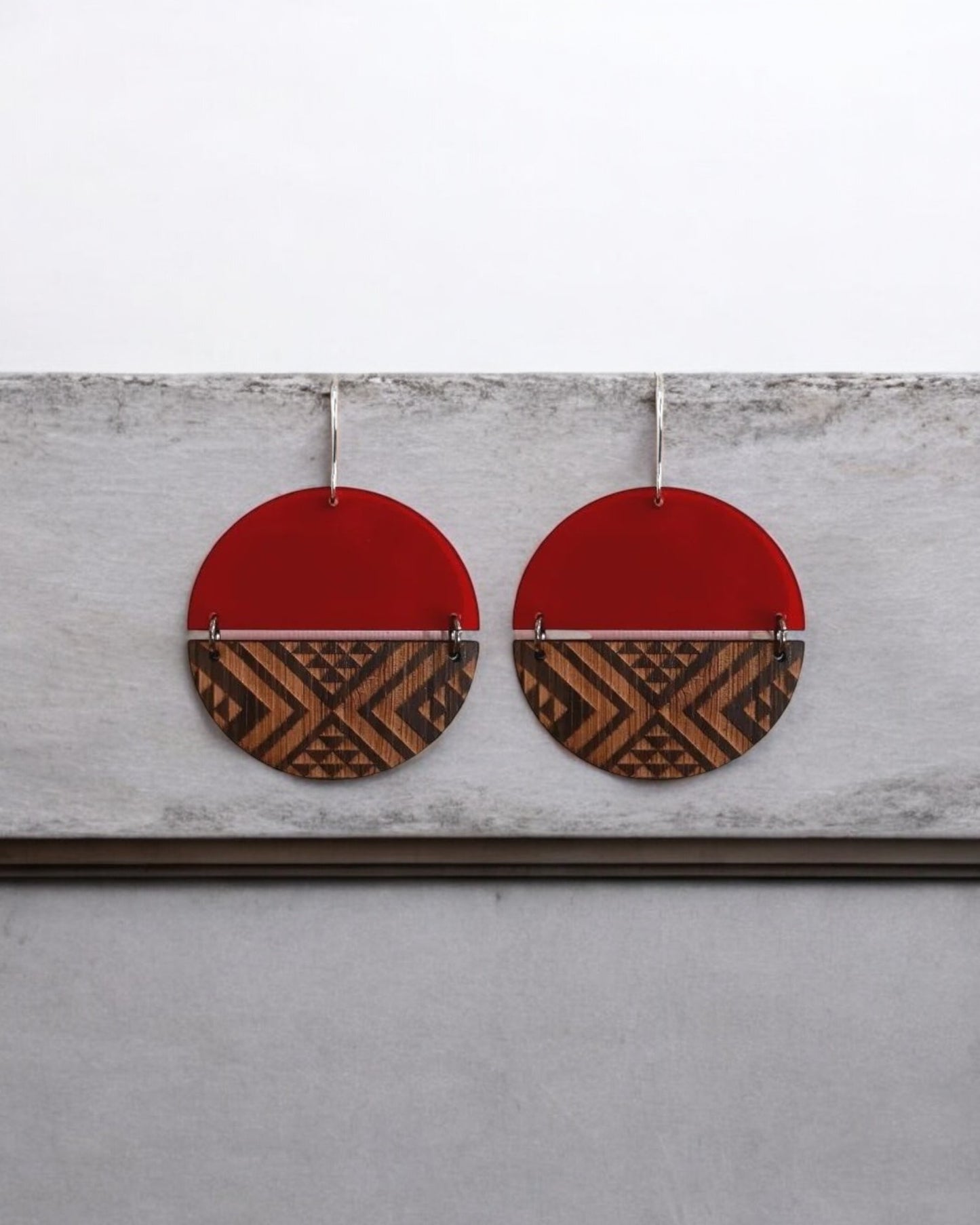 Tikitibu Earrings - Split Tāniko I
