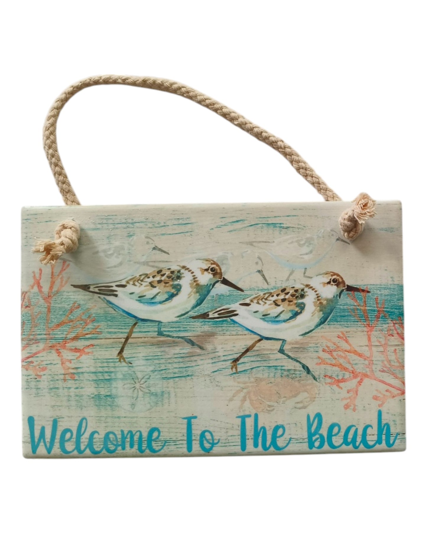 Ceramic Plaque Welcome to the Beach