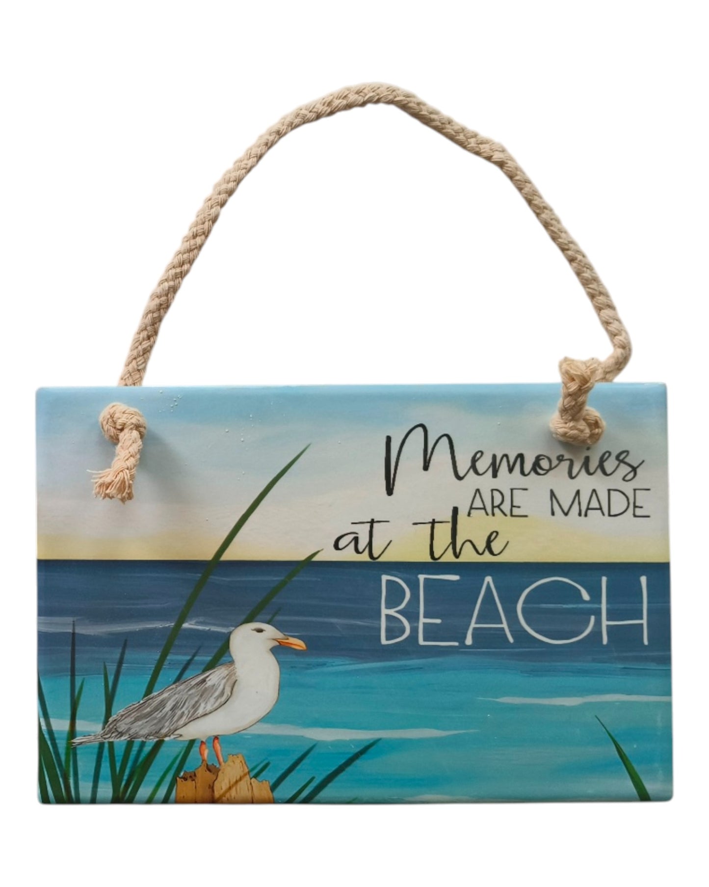 Ceramic Plaque Memories are made at Beach
