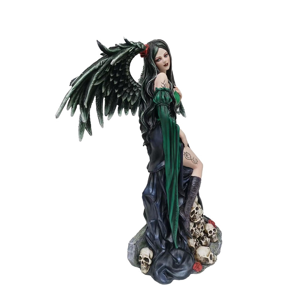 Gothic Angel On Skulls - LAST ONE