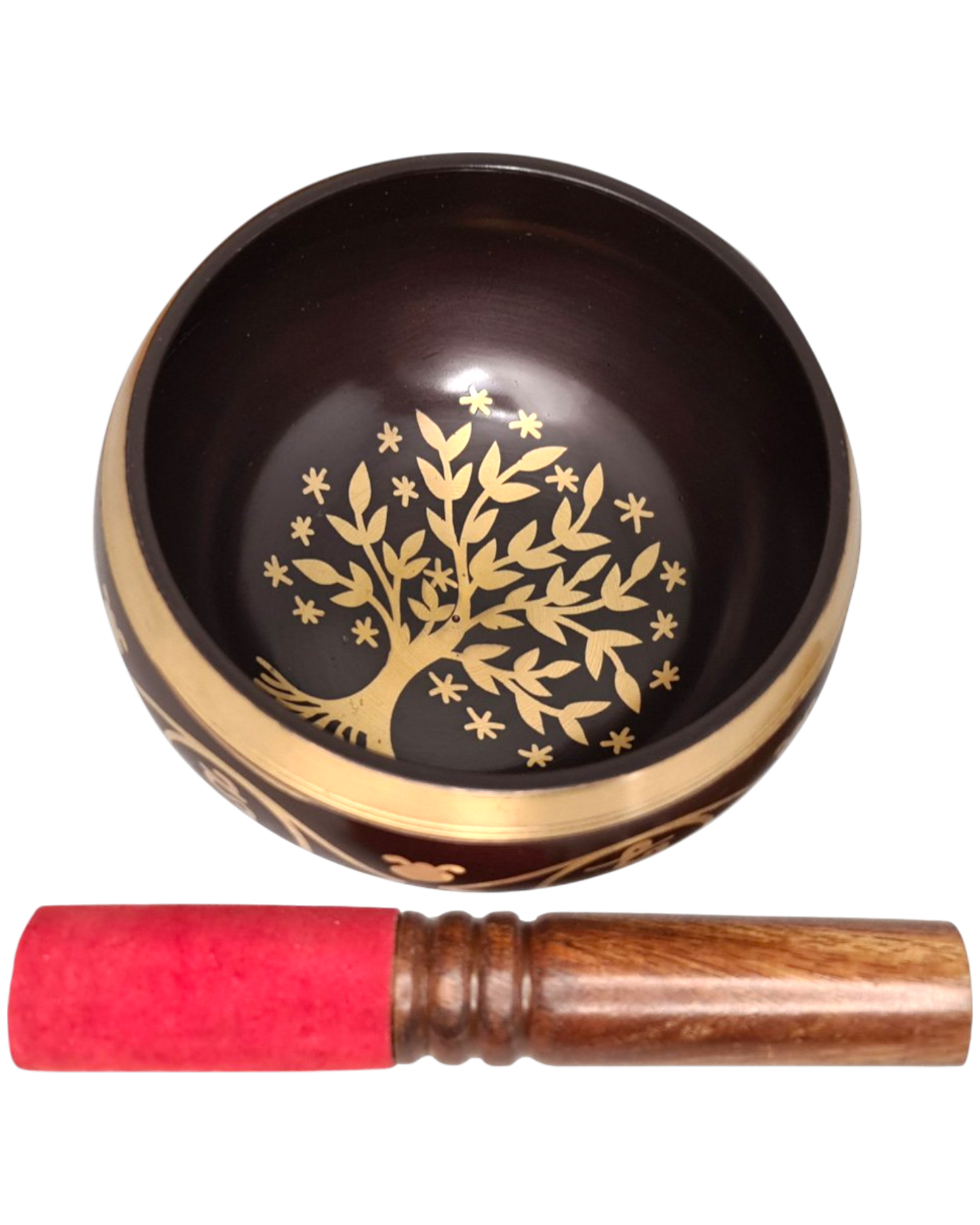 SINGING BOWL - Tree of Life Black 12 cm