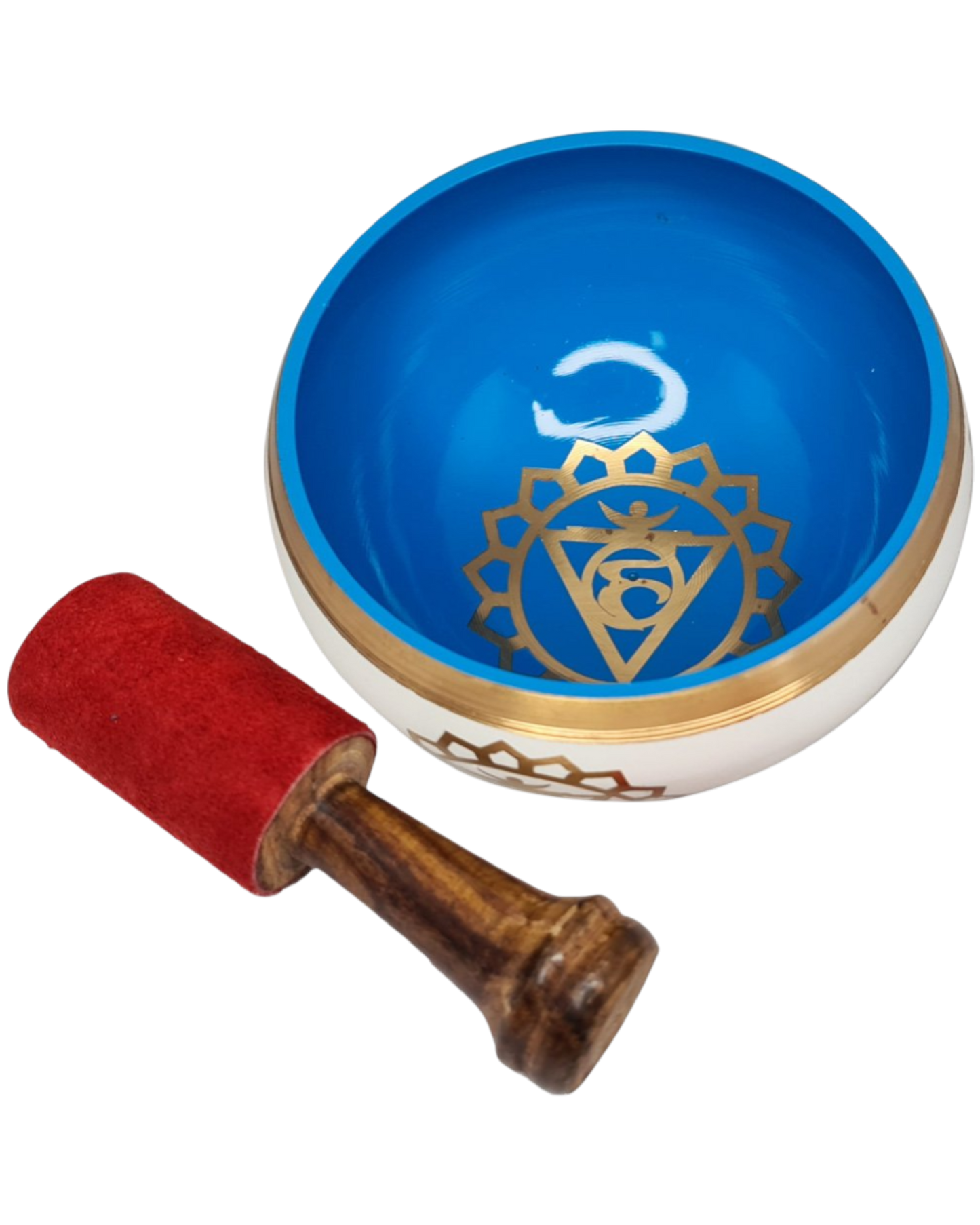 SINGING BOWL - Chakra Sky Blue 10cm
