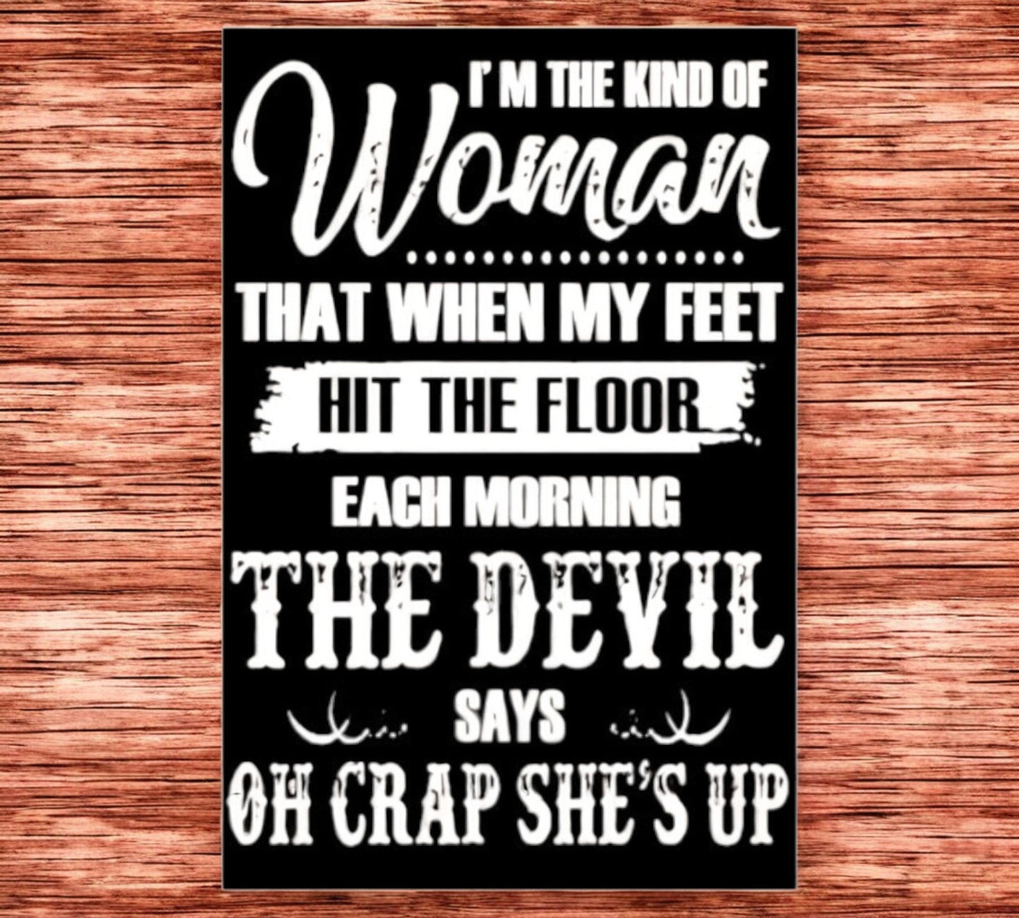 Oh Crap Metal Wall Art