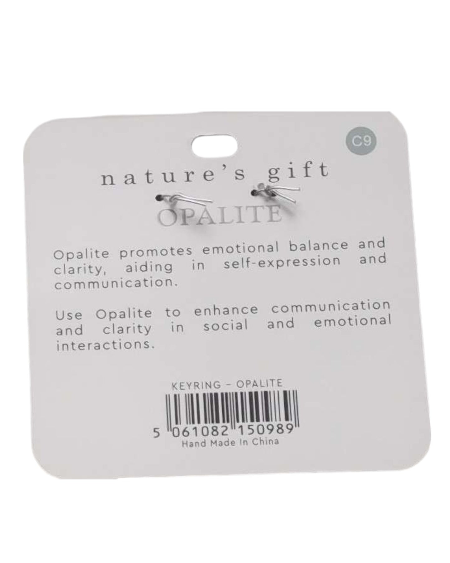 Opalite- Emotion & Balance Keyring
