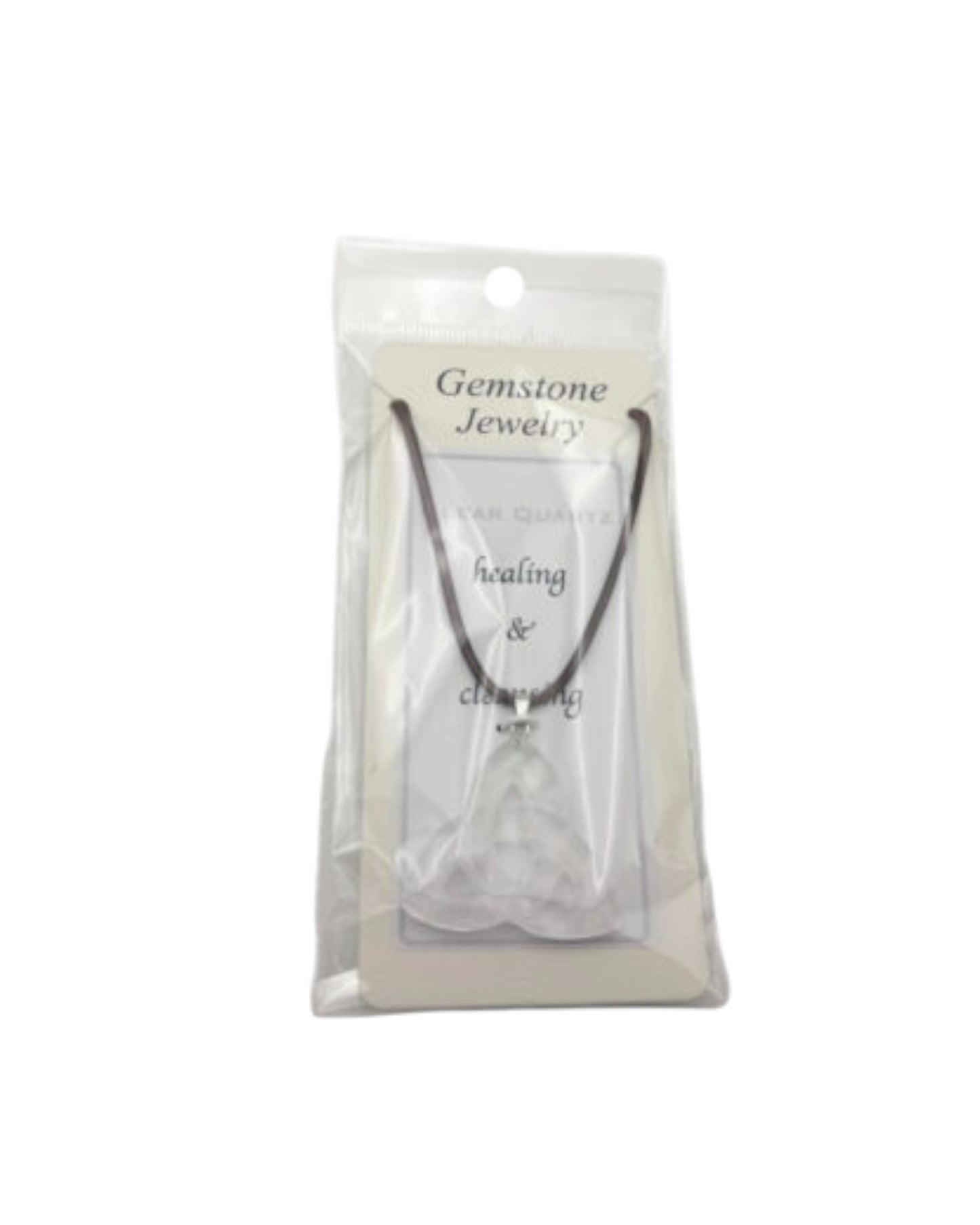 Triquetra Pendant Clear Quartz