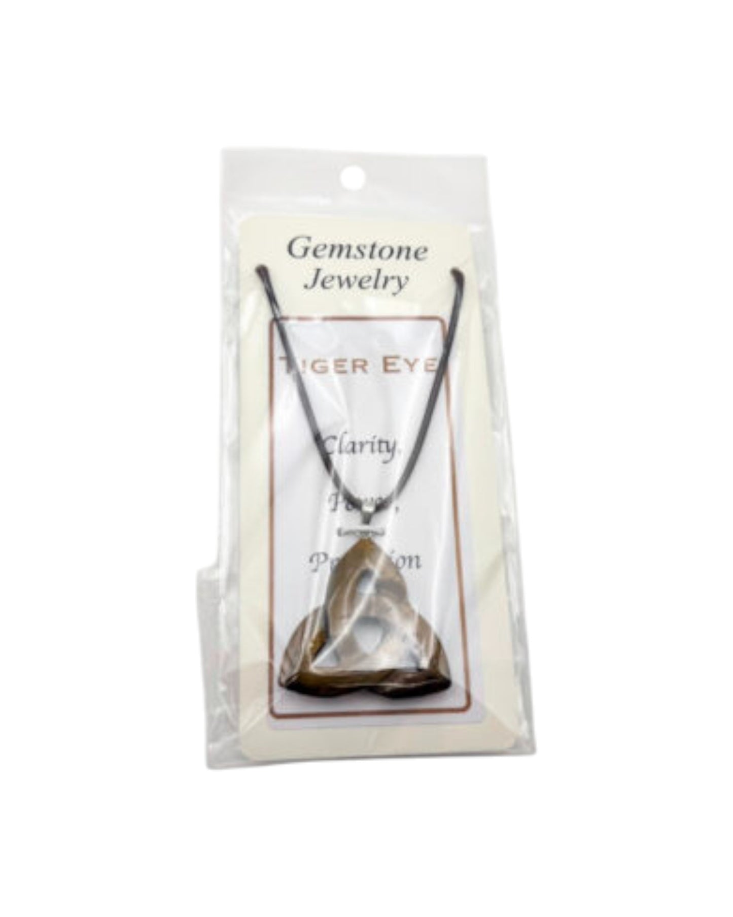 Triquetra Pendant Tiger Eye