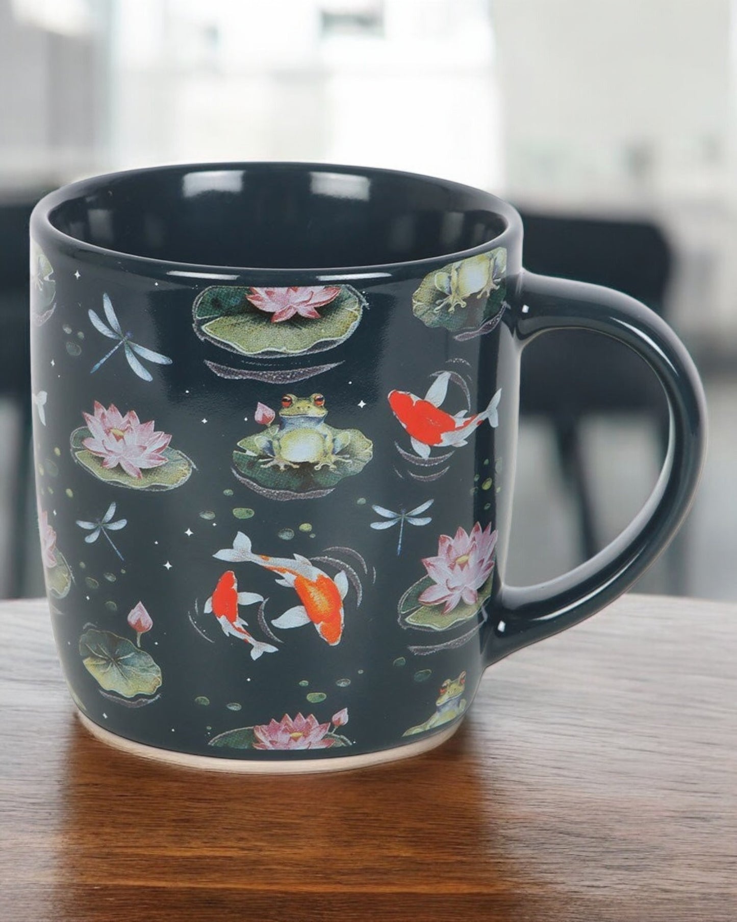 Pond Print Ceramic Mug
