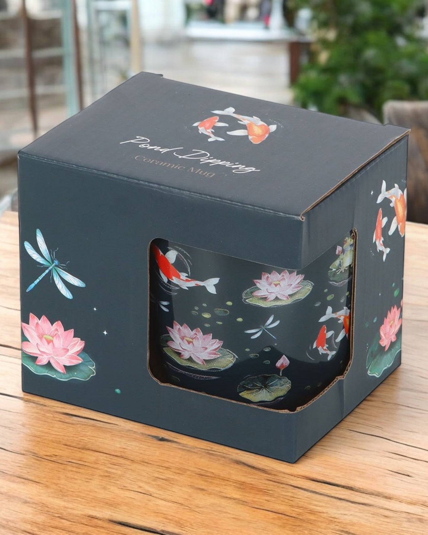 Pond Print Ceramic Mug