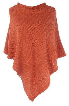 Chenille poncho