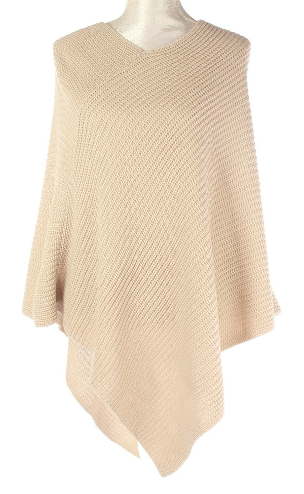 Ally classic knit poncho