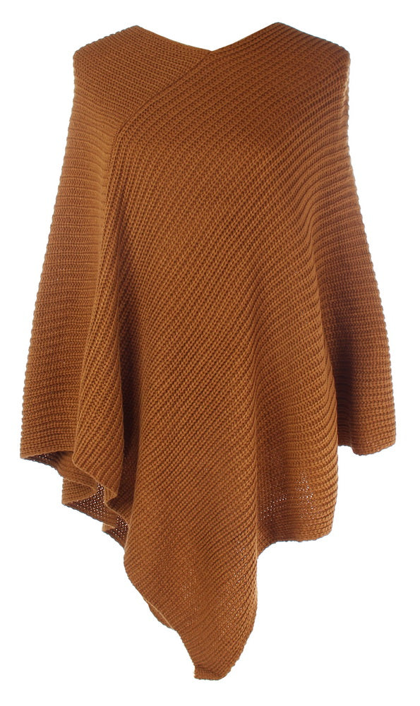 Ally classic knit poncho