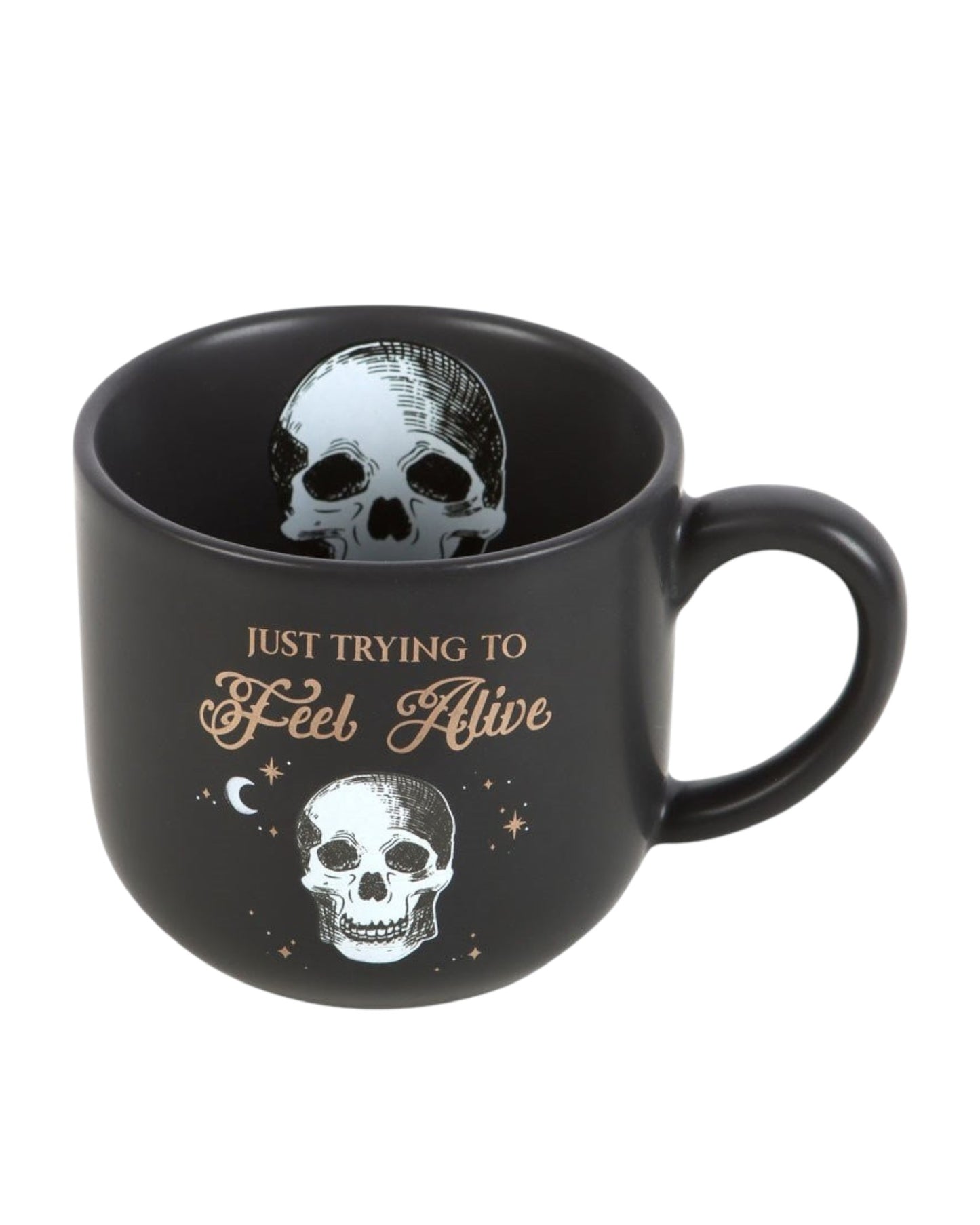 Trying To Feel Alive Ceramic Mug - New
