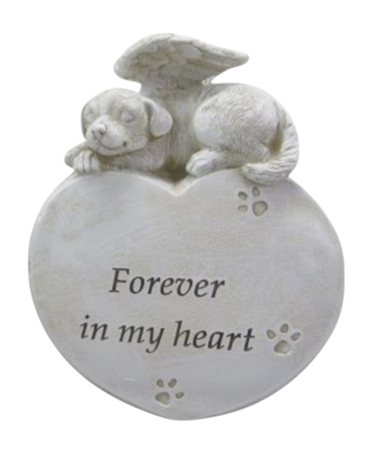 Memorial Dog on Heart