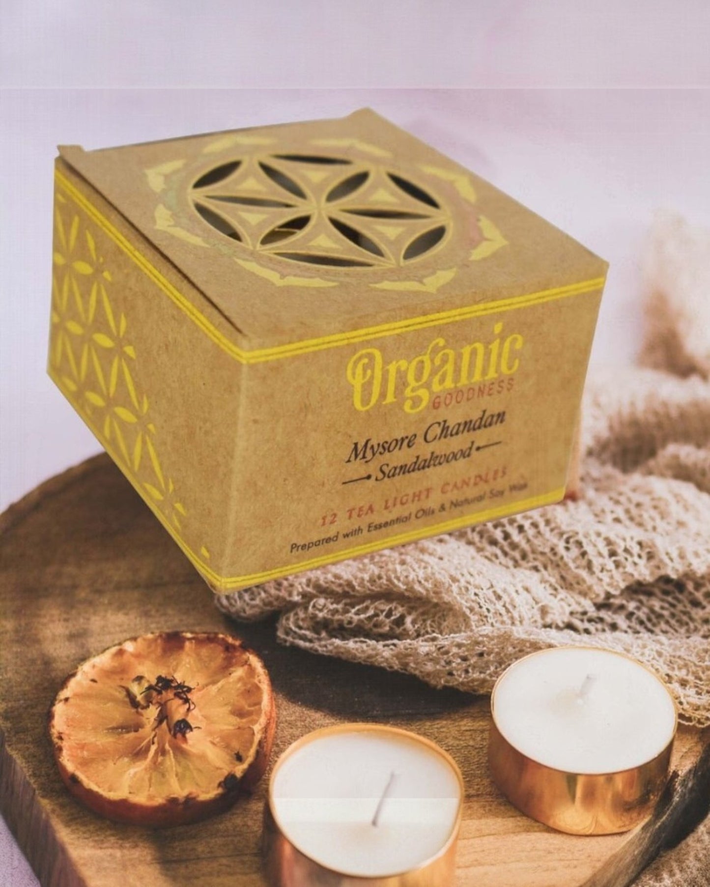 Organic Goodness Tealight Candles