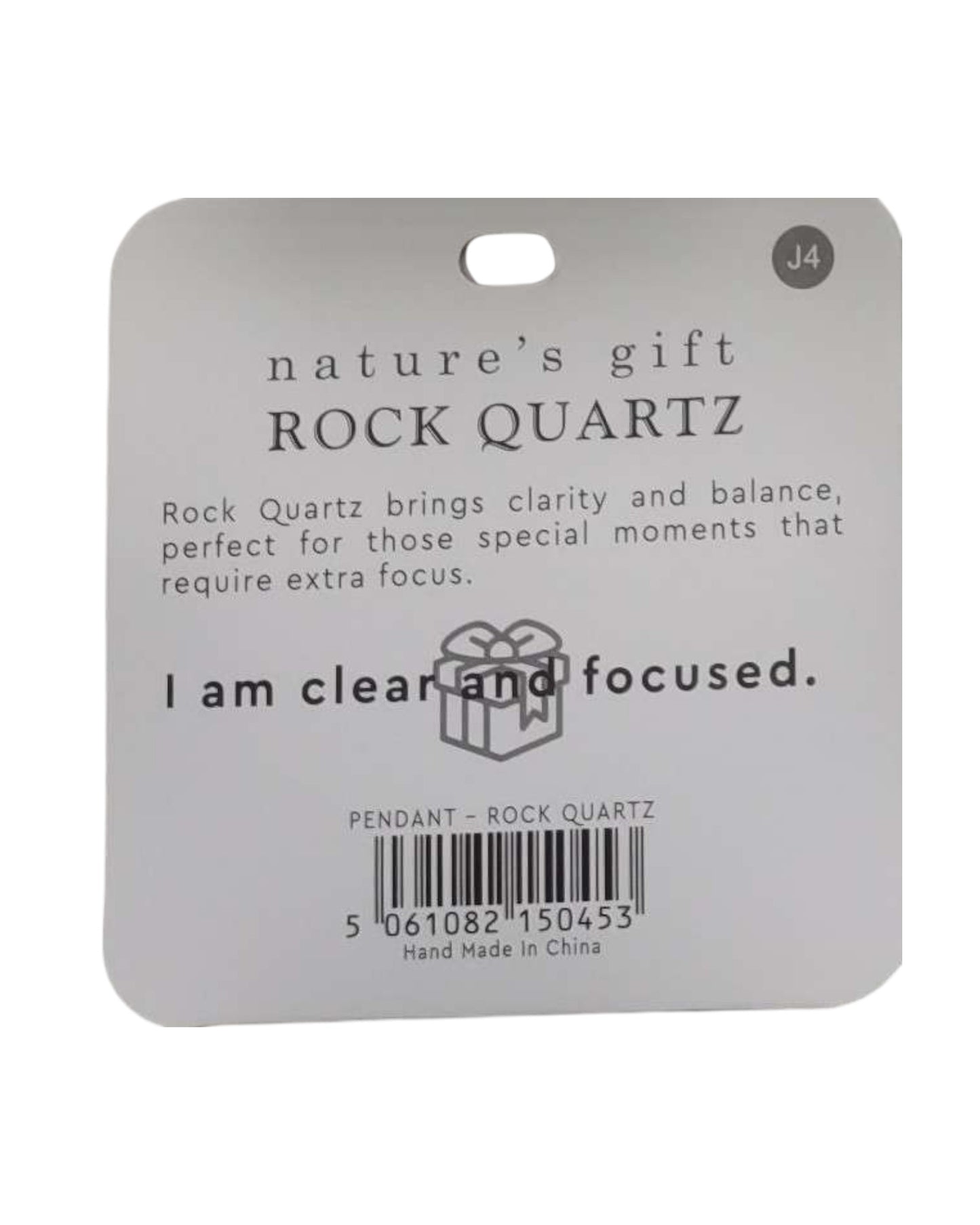 Rock Quartz- Just for You Pendant