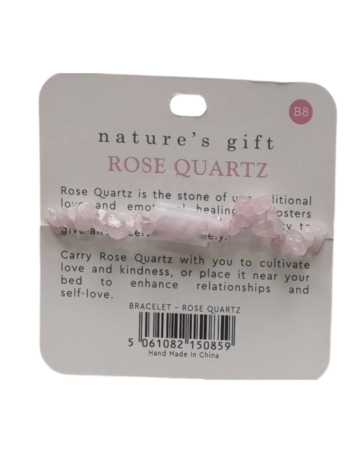 Rose Quartz- Love & Emotion Bracelet