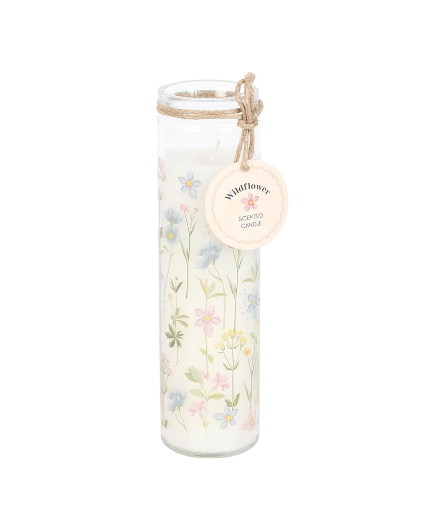 Floral Print Wildflower Tube Candle NEW!