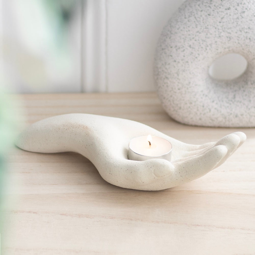 Open Hands Tealight Holder NEW!