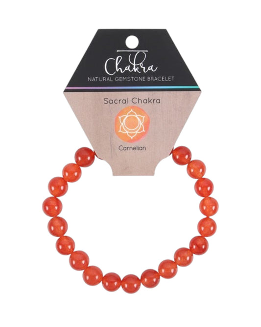 Gemstone Bracelets - Carnelian - Sacral Chakra