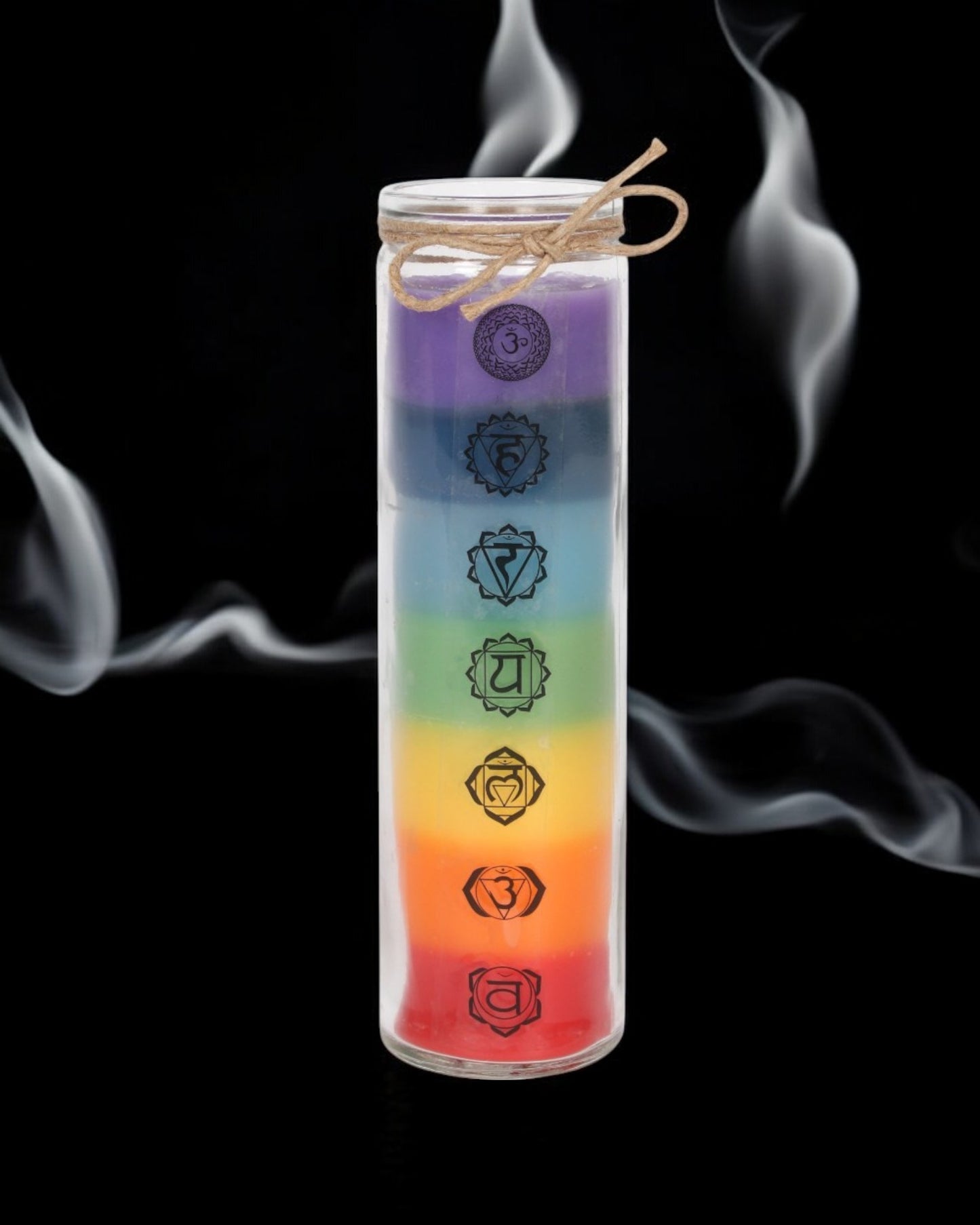 Tall Chakra Tube Candle