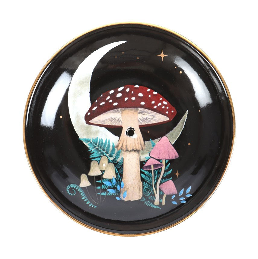 Forest Mushroom Ceramic Incense Plate NEW!