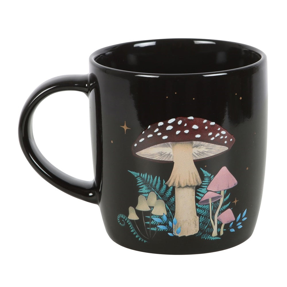 Dark Forest Mushroom Ceramic Mug NEW!