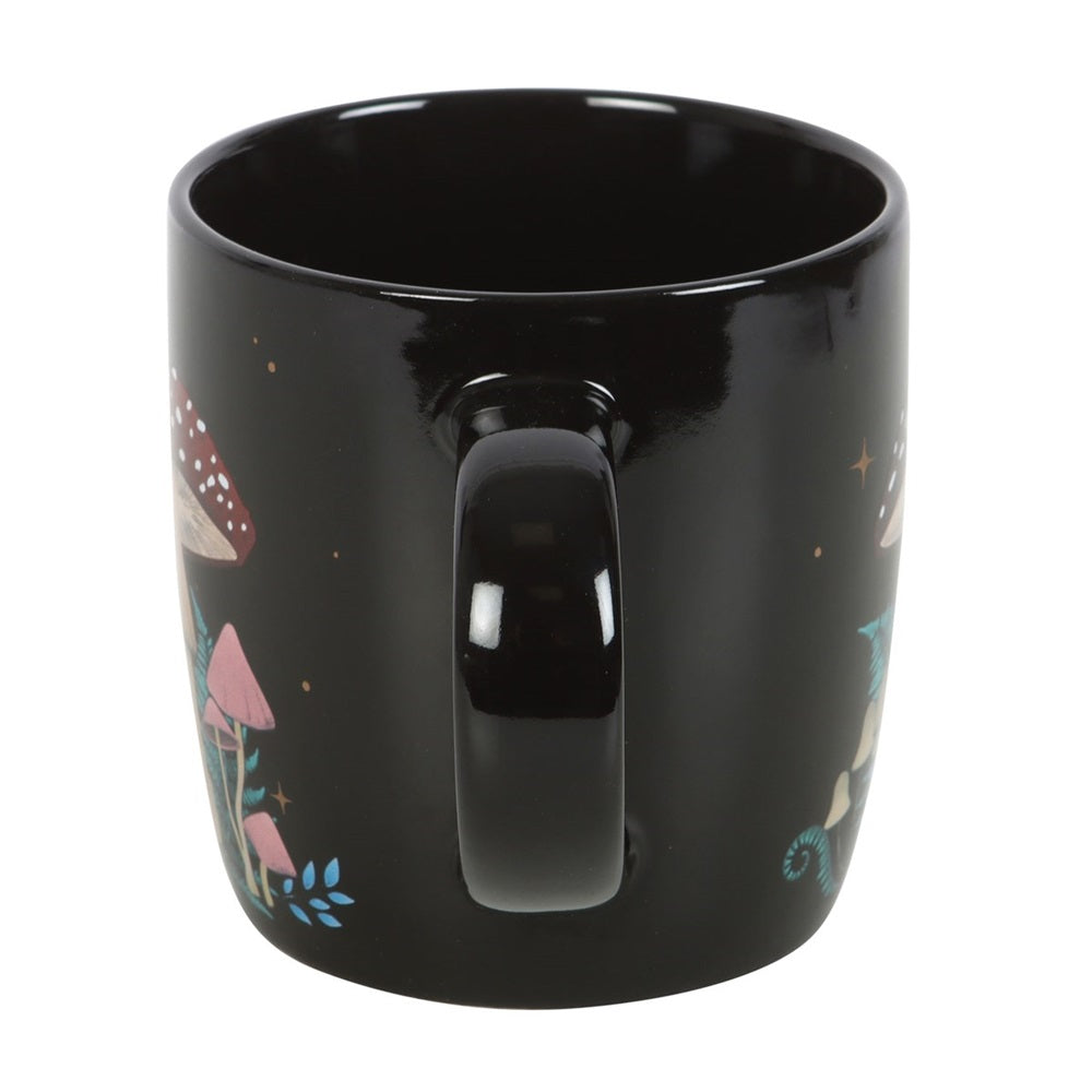 Dark Forest Mushroom Ceramic Mug NEW!