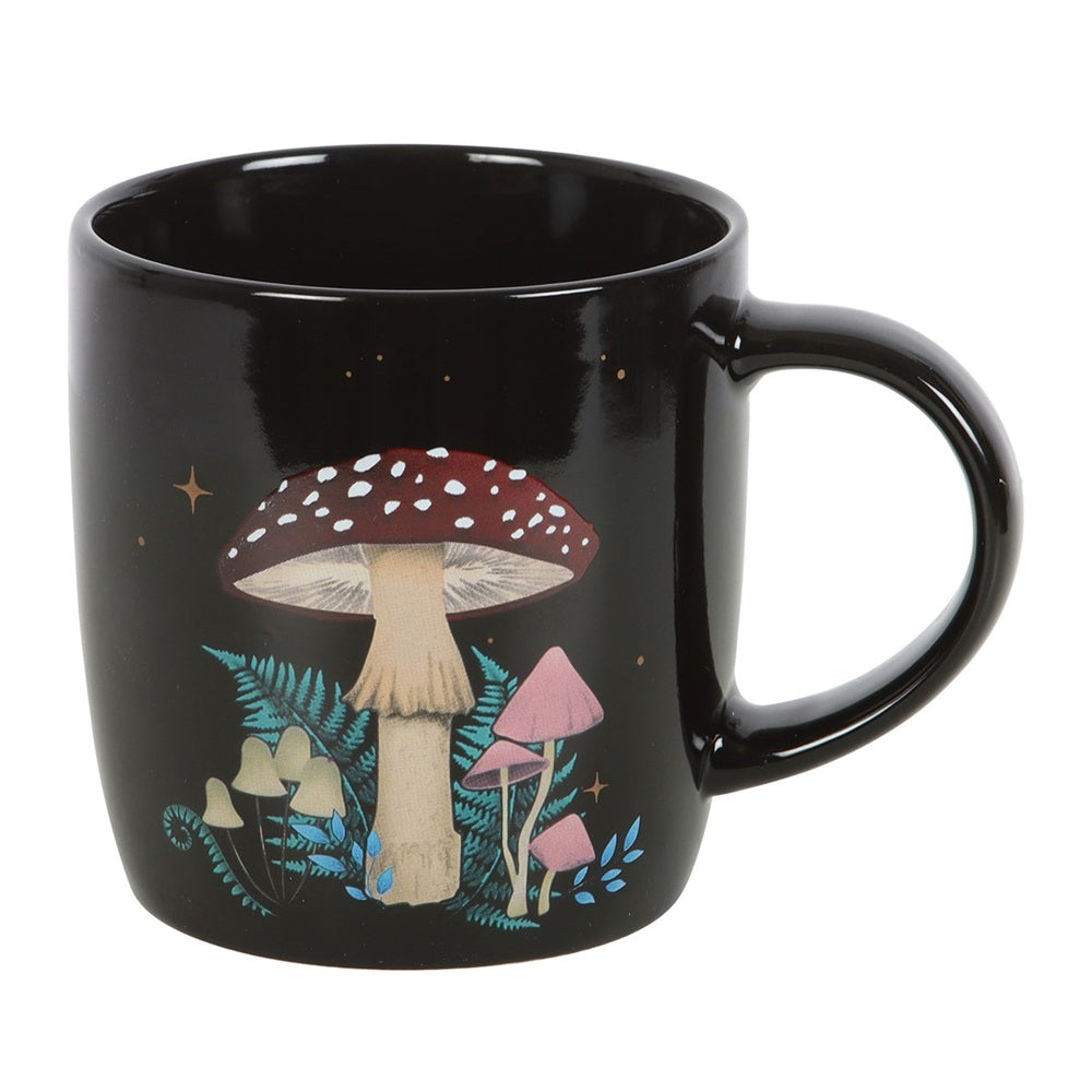 Dark Forest Mushroom Ceramic Mug NEW!