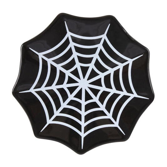 Spiderweb Ceramic Trinket Dish NEW!