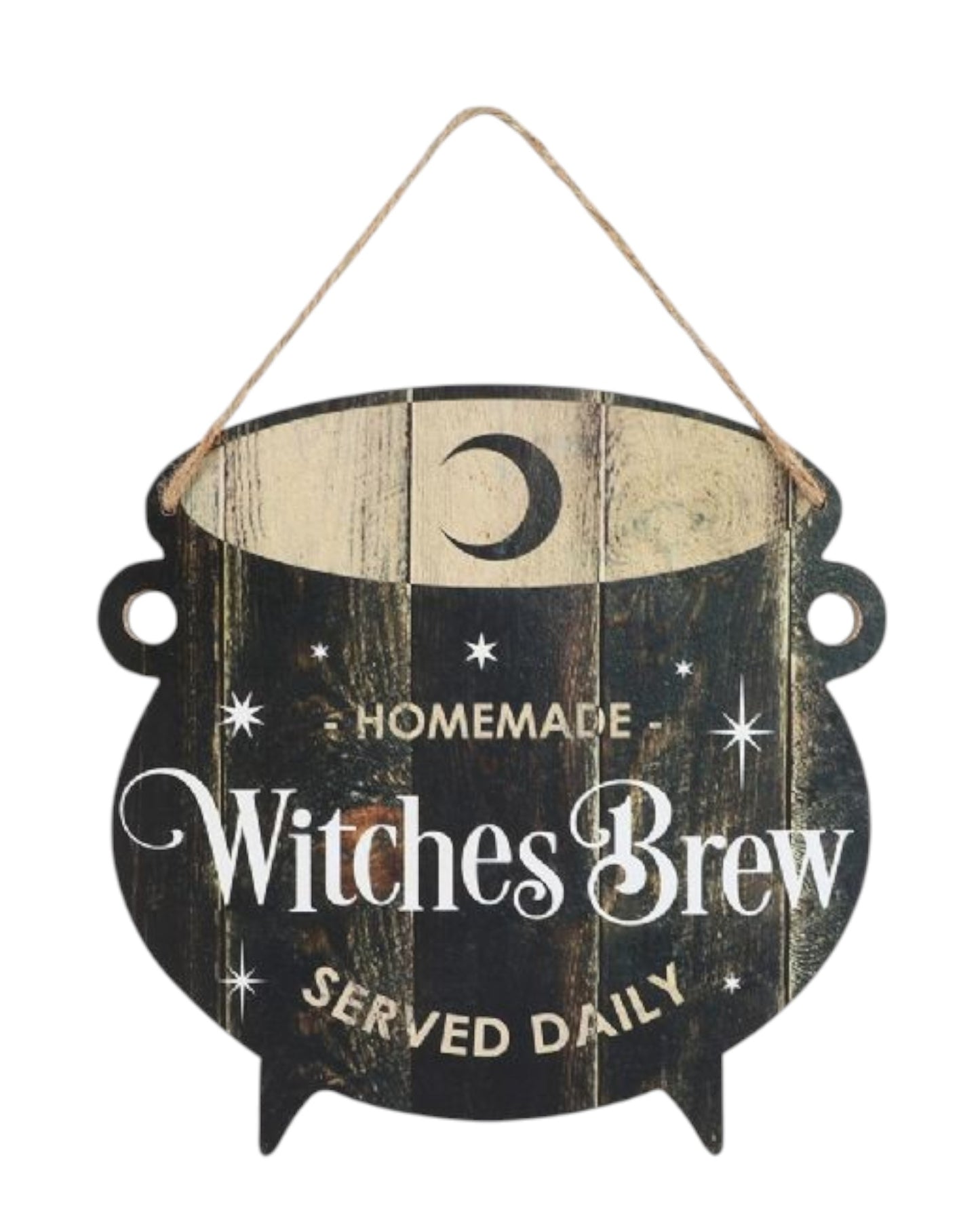 Witches Brew Cauldron MDF Sign