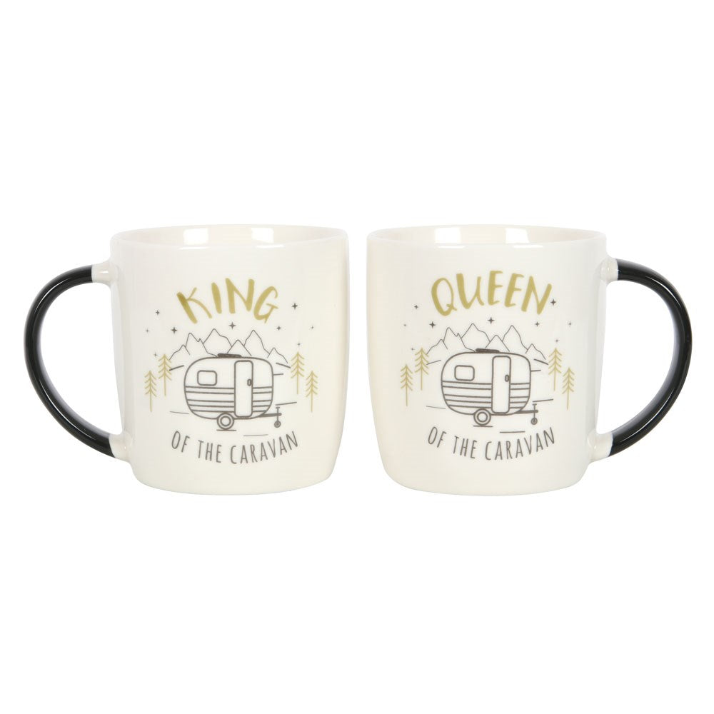 King and Queen Camping Mugs