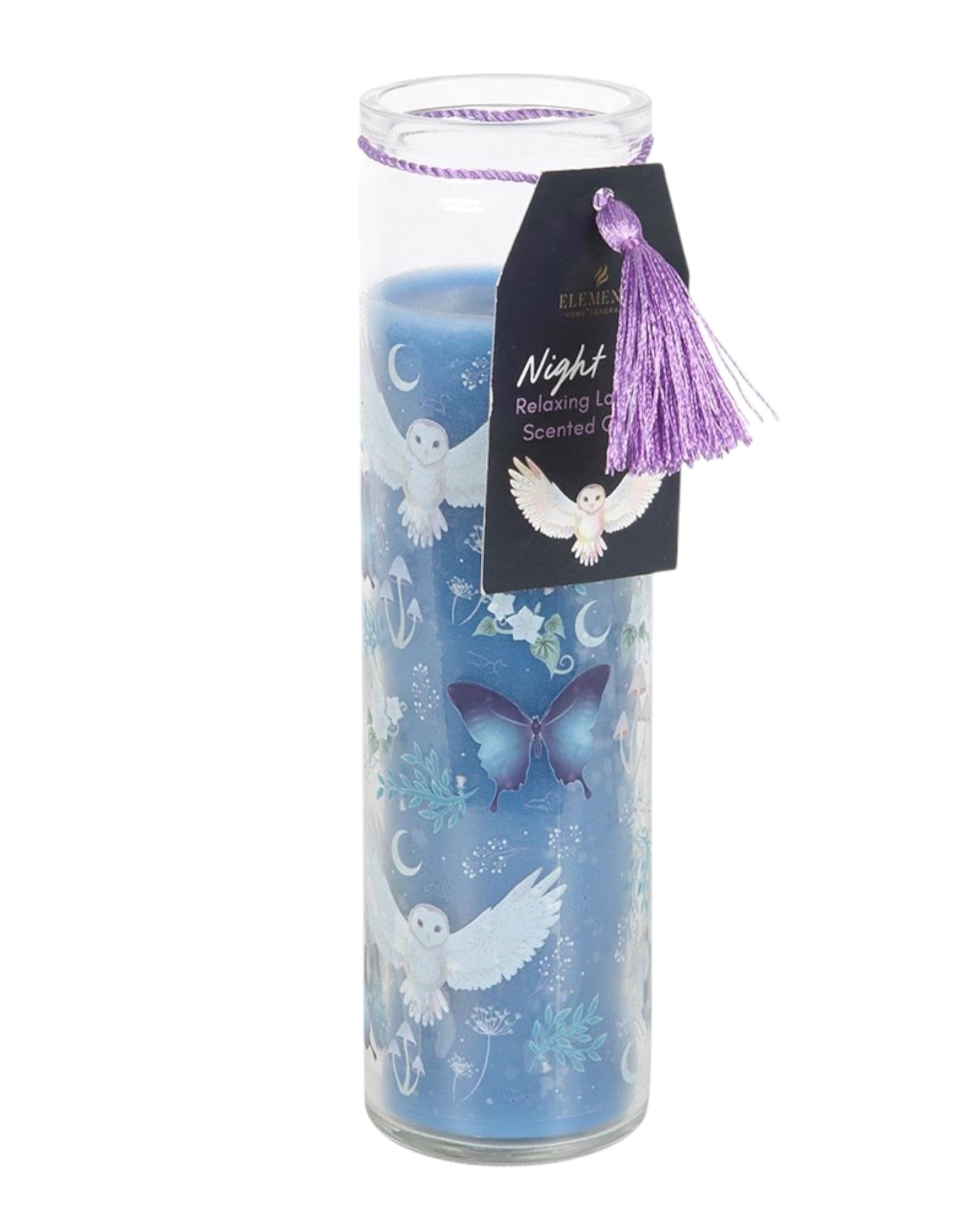 Night Owl Lavender Tube Candle NEW!