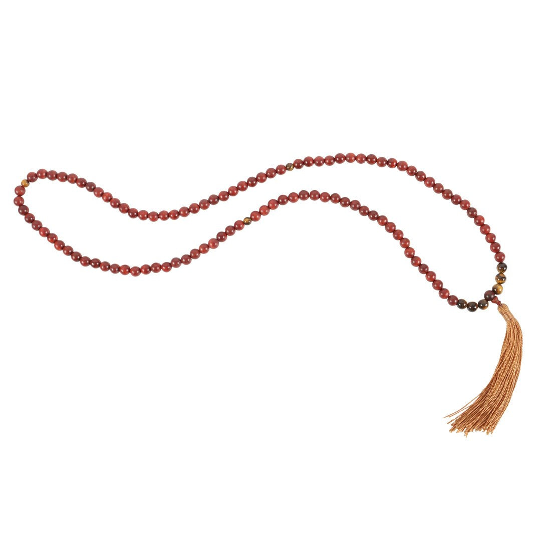 Self Expression Rosewood & Tiger's Eye Mala Necklace NEW!
