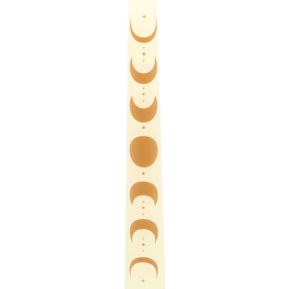 Set of 3 Off White Moon Phases Taper Dinner Candles NEW!