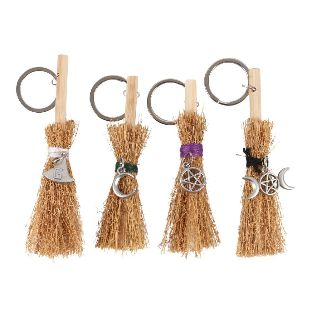 Lucky Broomstick Keyrings NEW!