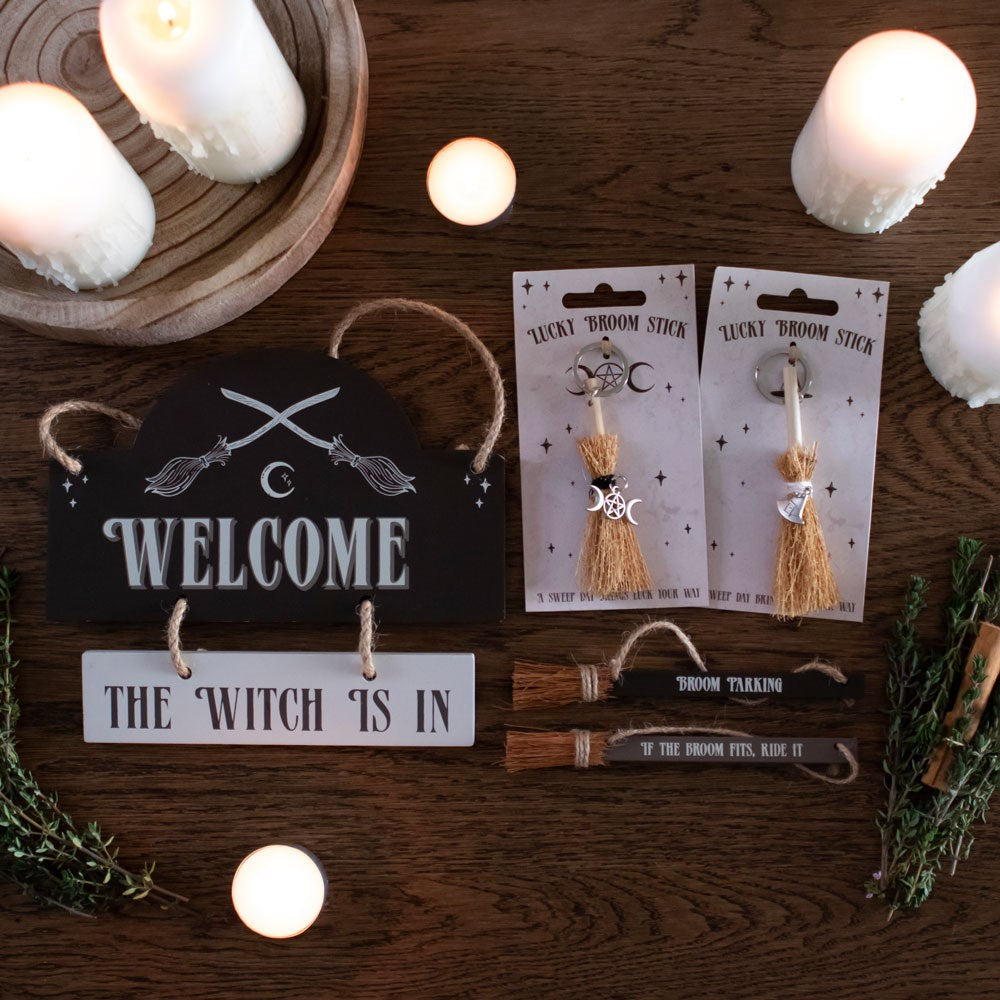 Lucky Broomstick Keyrings NEW!