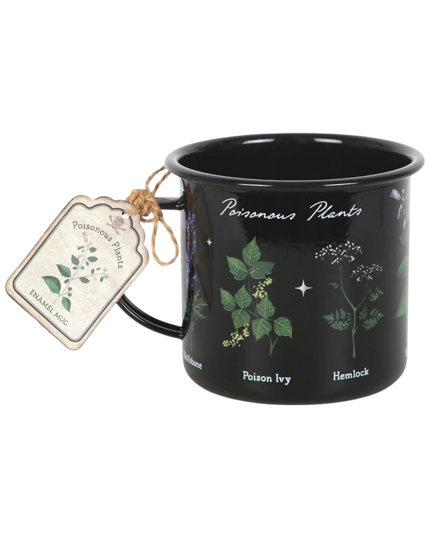 Poisonous Plants Enamel Style Mug NEW!