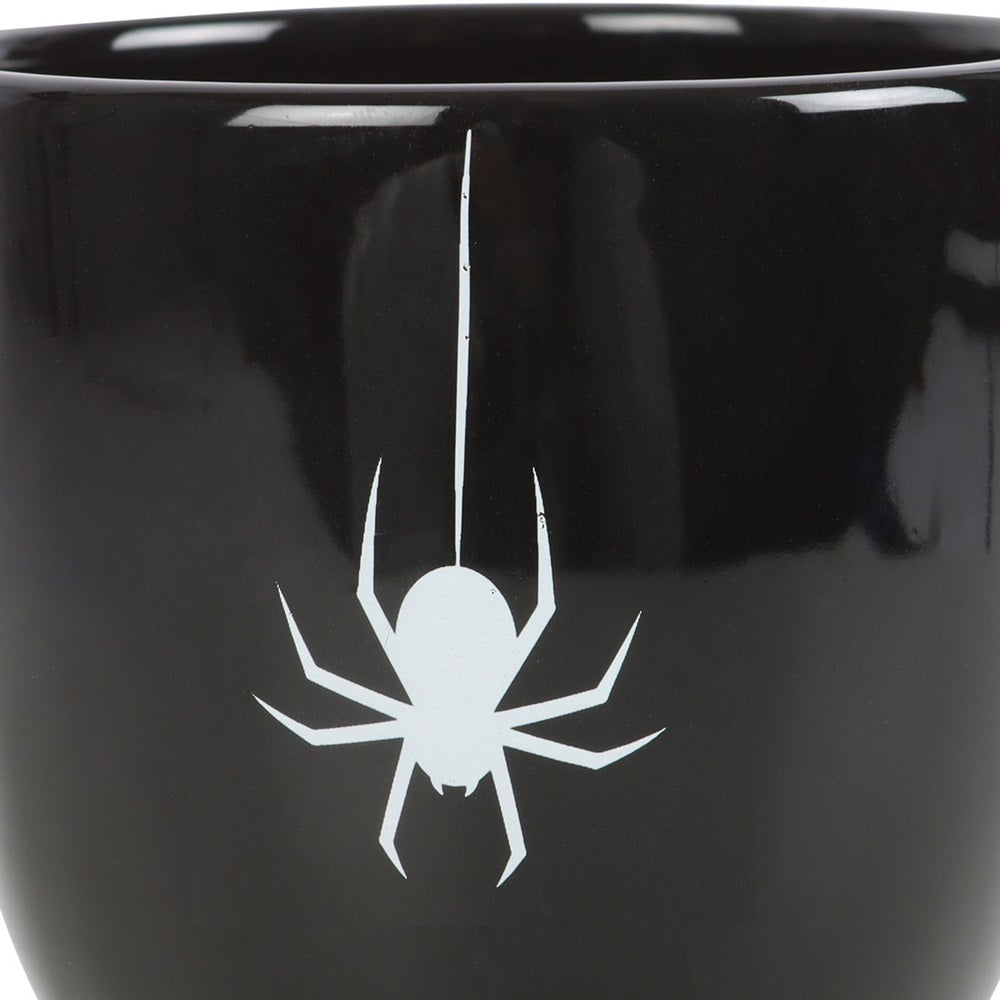 Black Spider Ceramic Teacup NEW!