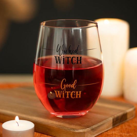 Wicked Witch Stemless Wine Glass NEW!