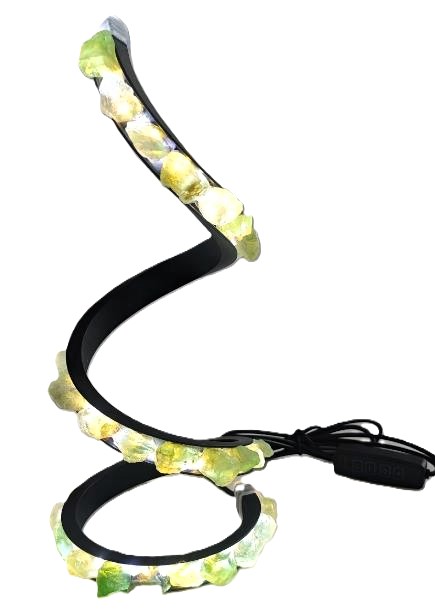 Crystal LED Lamp Green Fluorite