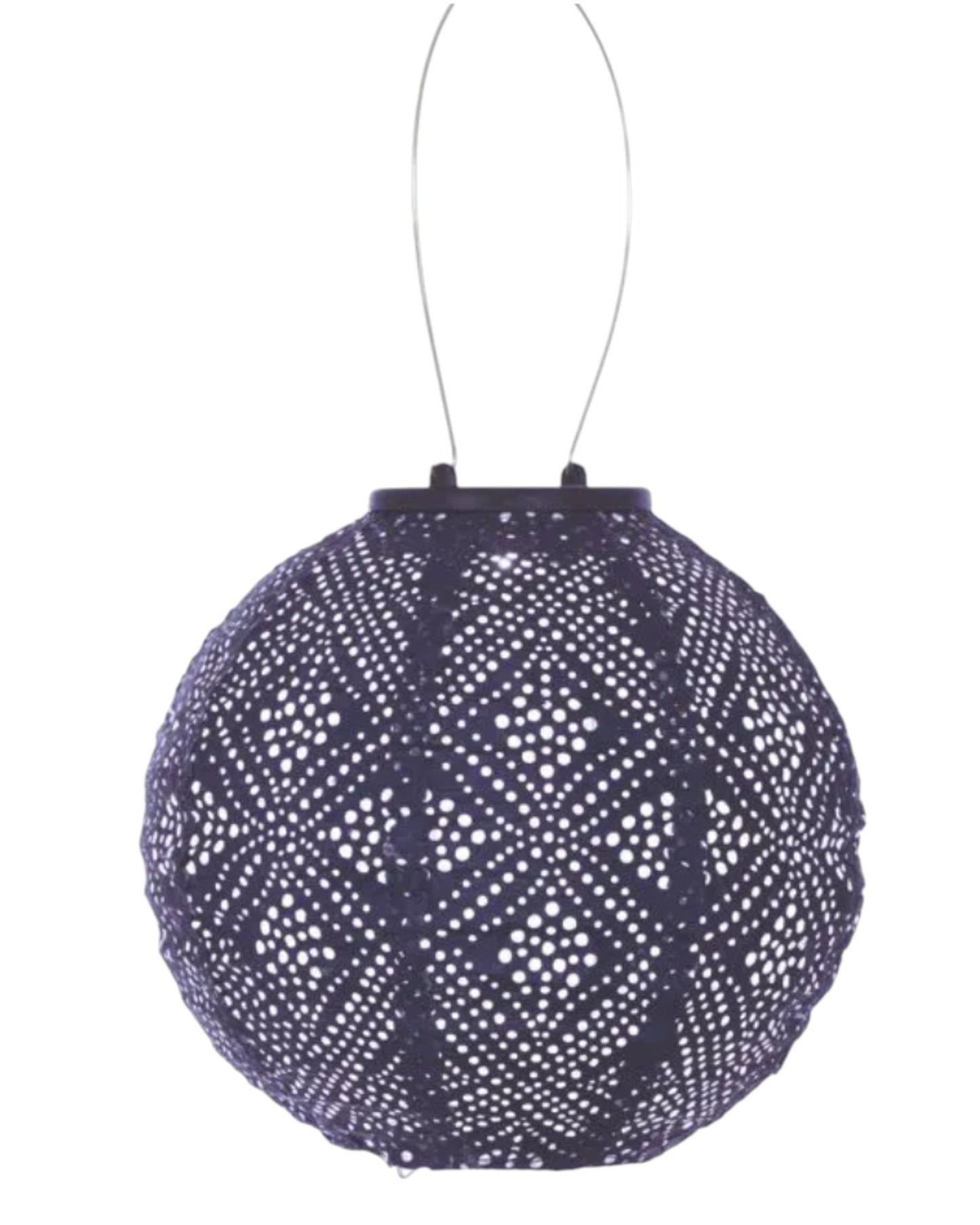 Lumiz Outdoor LED Solar Lantern - Round 20cm