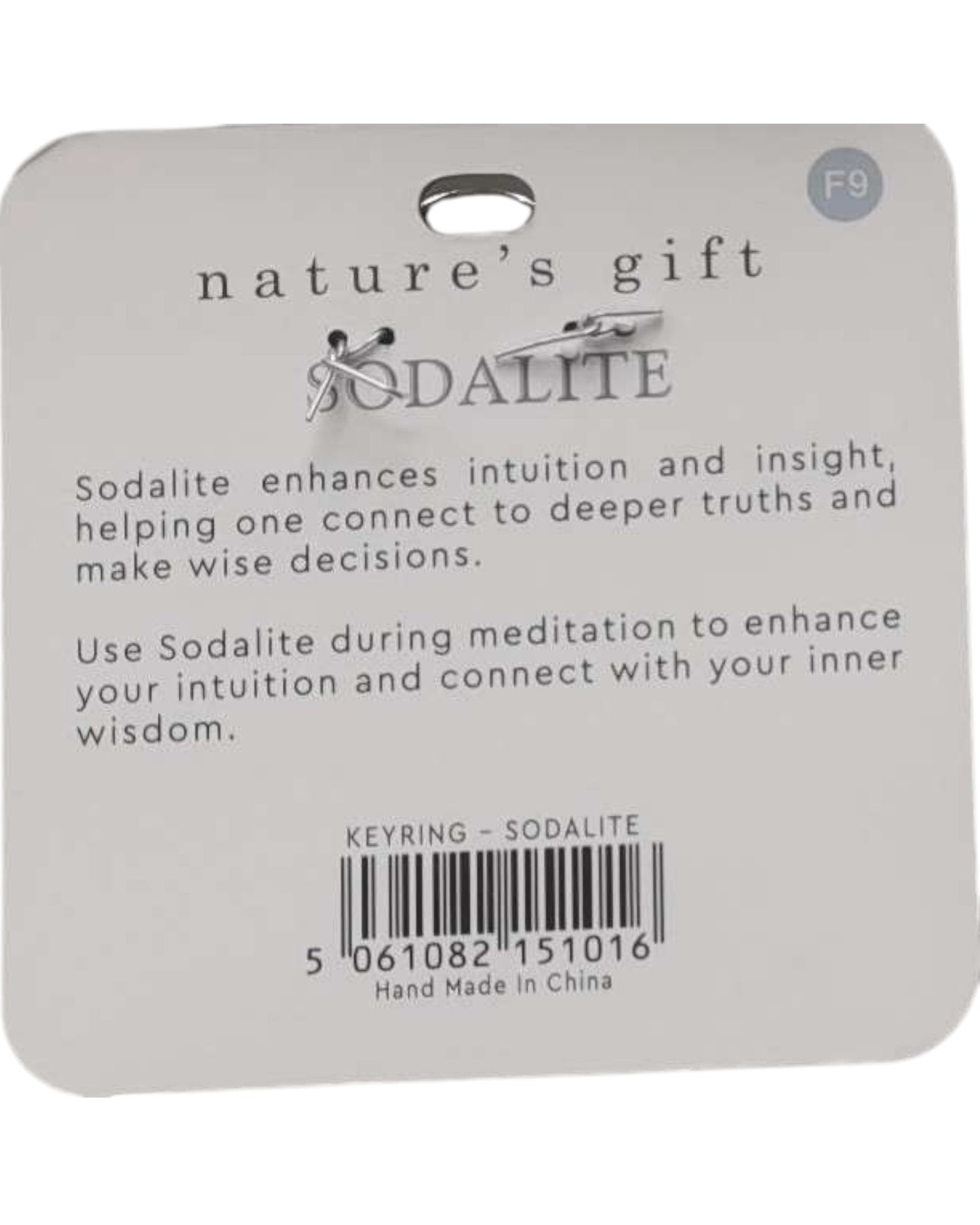 Sodalite- Insight & Intuition Keyring