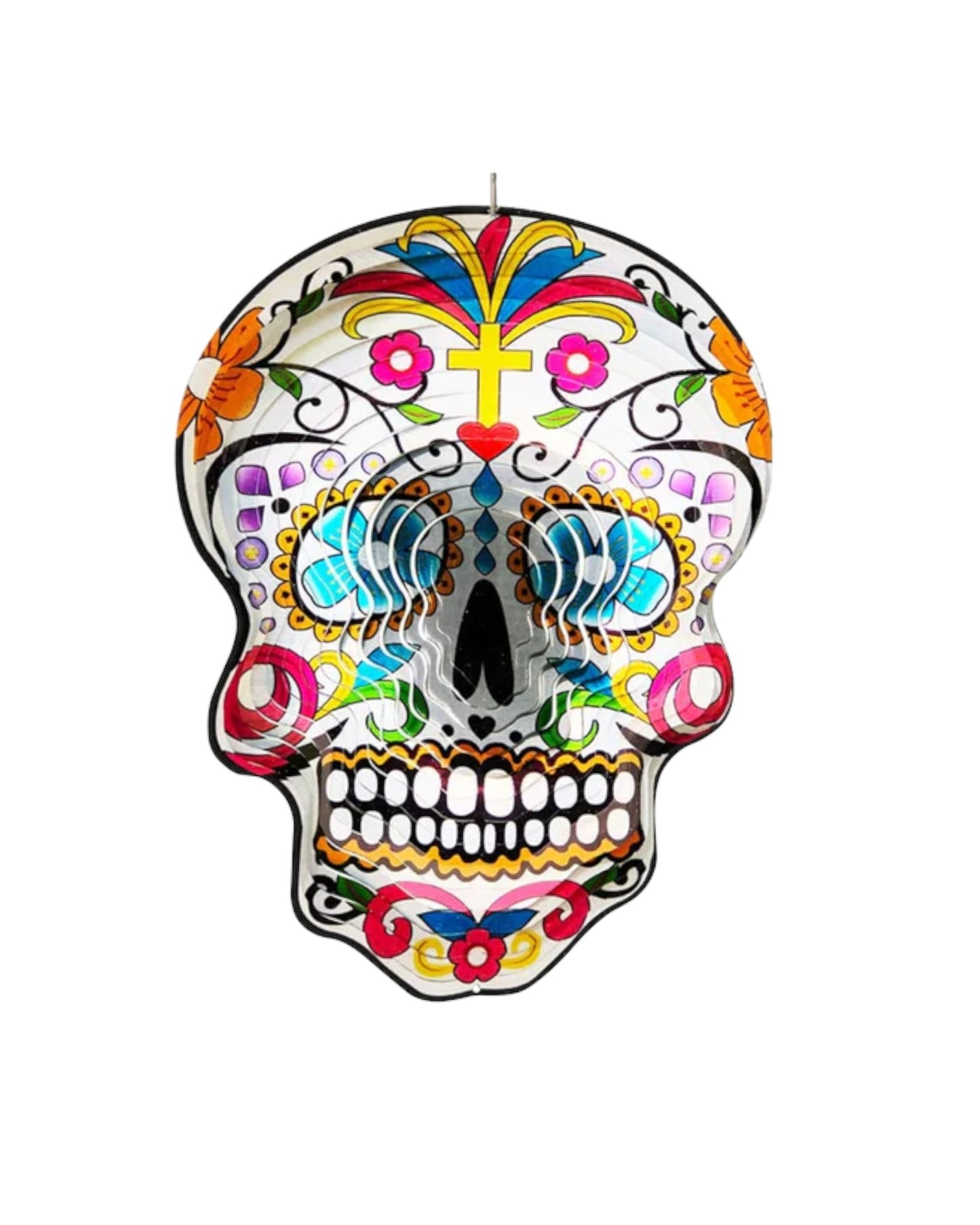 Sugar Skull Wind Spinner