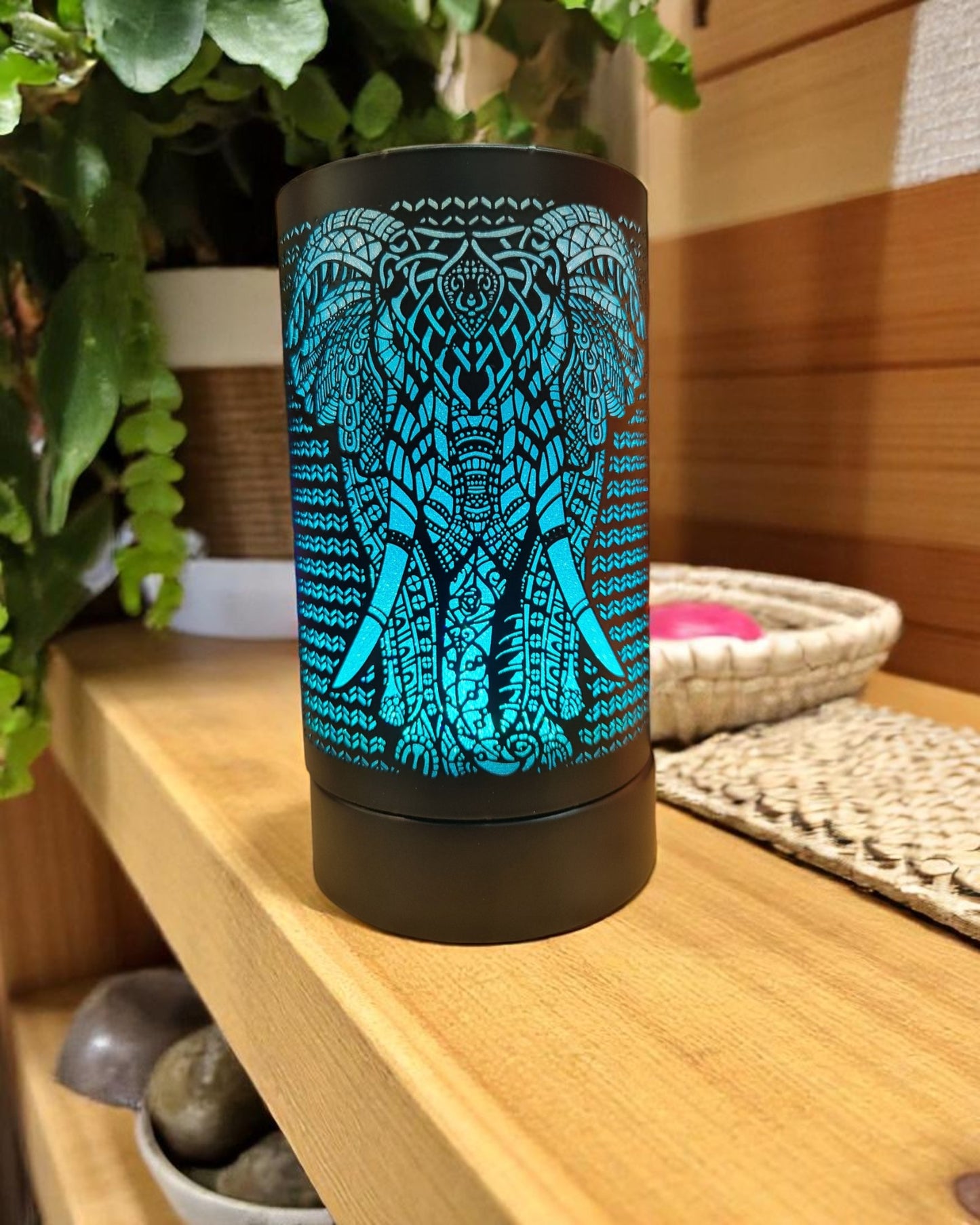 African Elephant Black LED Warmer