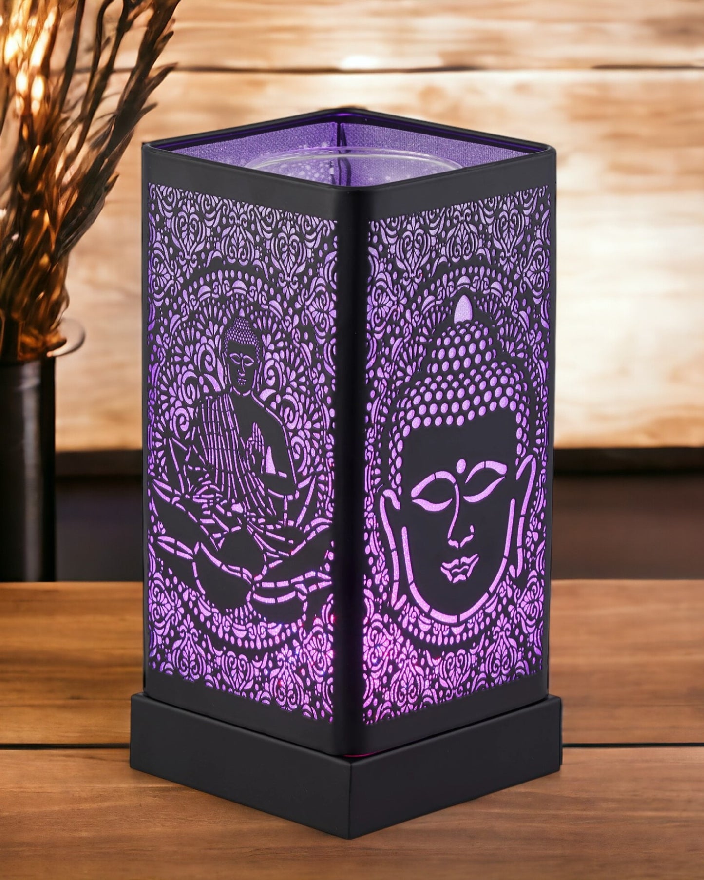 Buddha - Black Square LED Warmer
