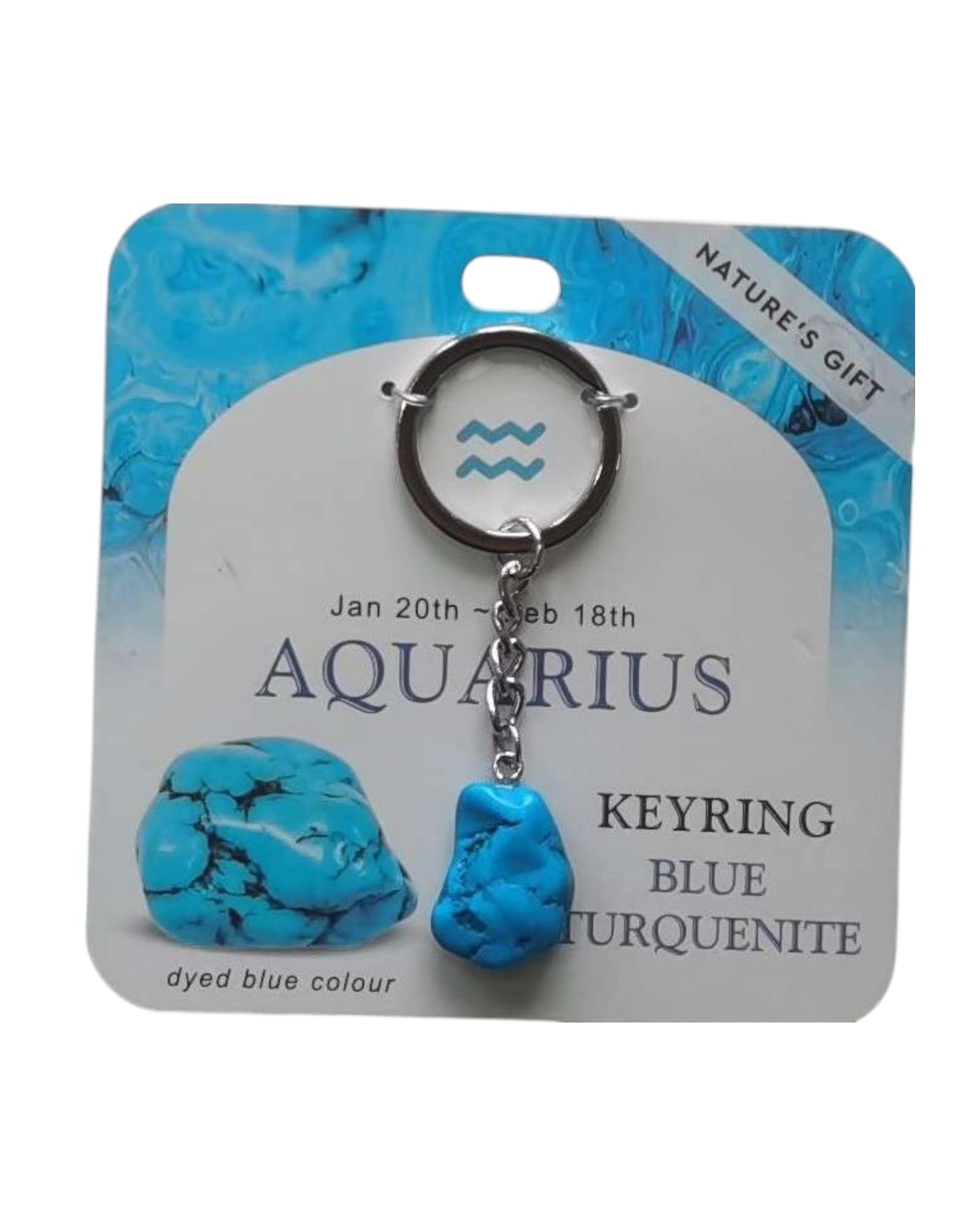 Turquenite- Aquarius Keyring