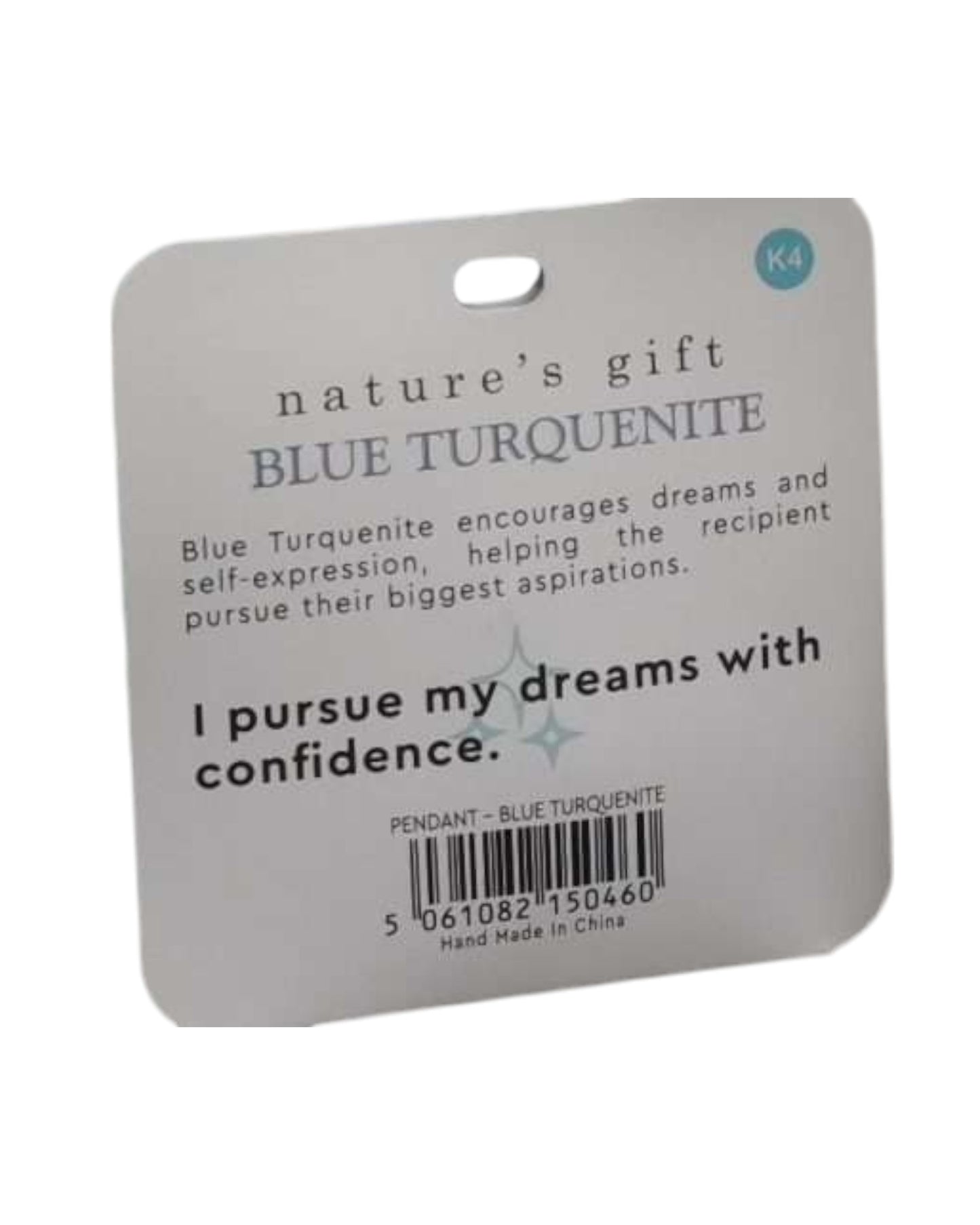 Turquenite- Dream Big Pendant