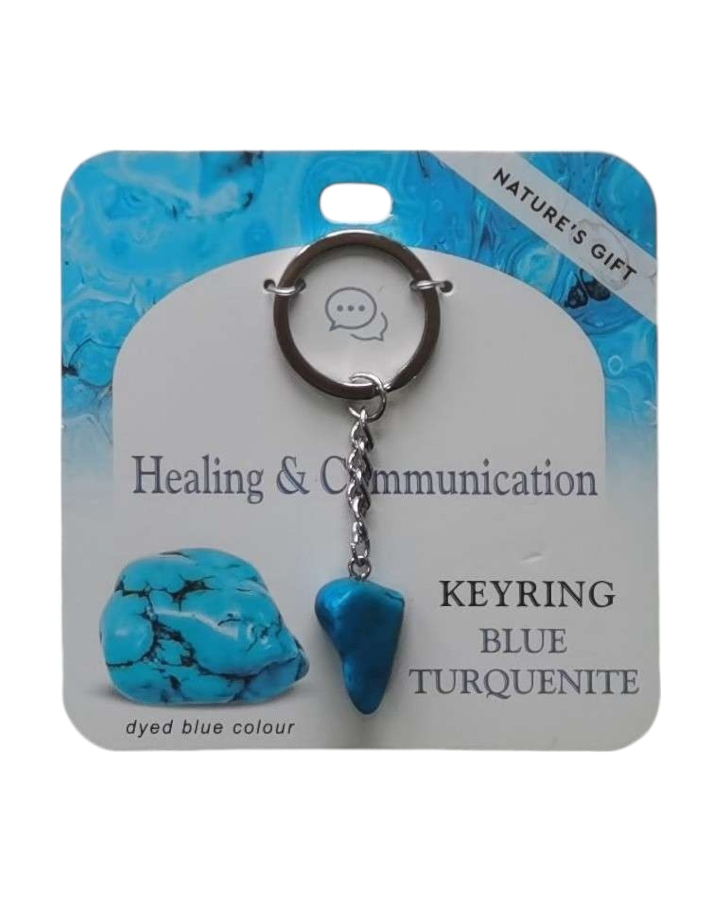 Turquenite- Healing & Communication Keyring